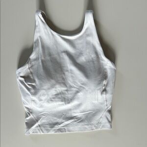 Lululemon Align Ribbed High Neck Tank Top Bone 2